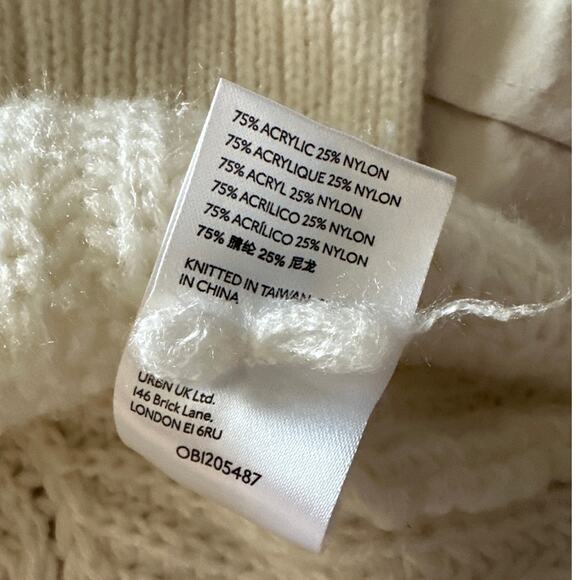 Pilcro Anthropologie Devenne Pointelle Knitted Pullover Small Ivory Sweater‎ - Picture 8 of 8